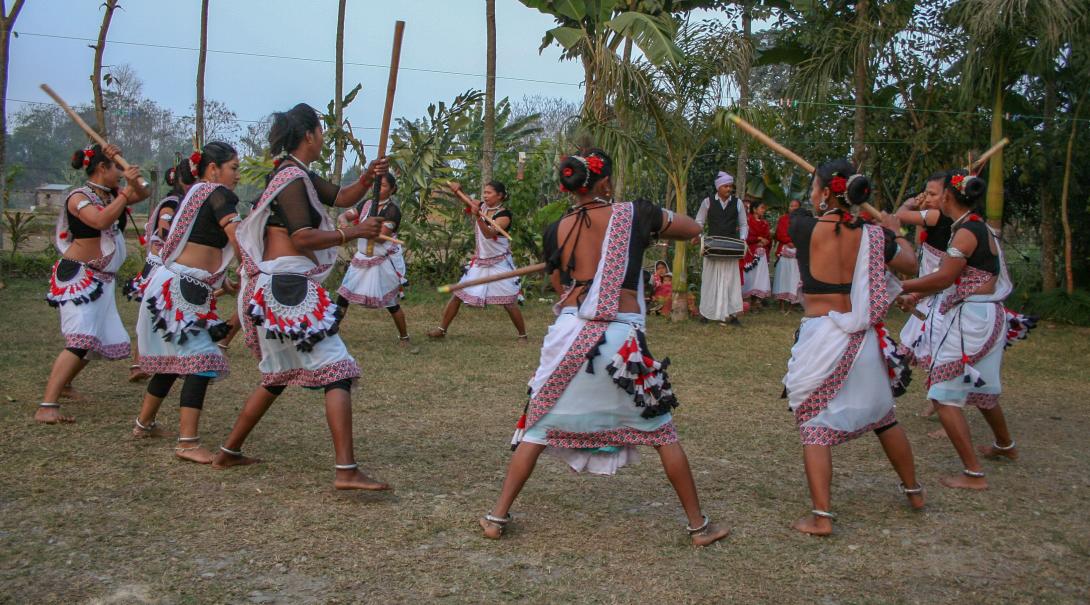 Traditional dance performance in Nepal